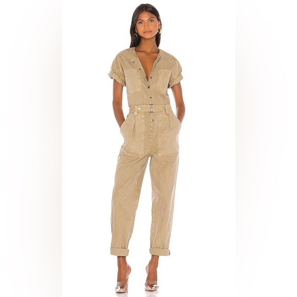 Pistola Freya Jumpsuit in Kelp Revolve - Picture 1 of 7